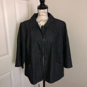 3/4 sleeve blazer